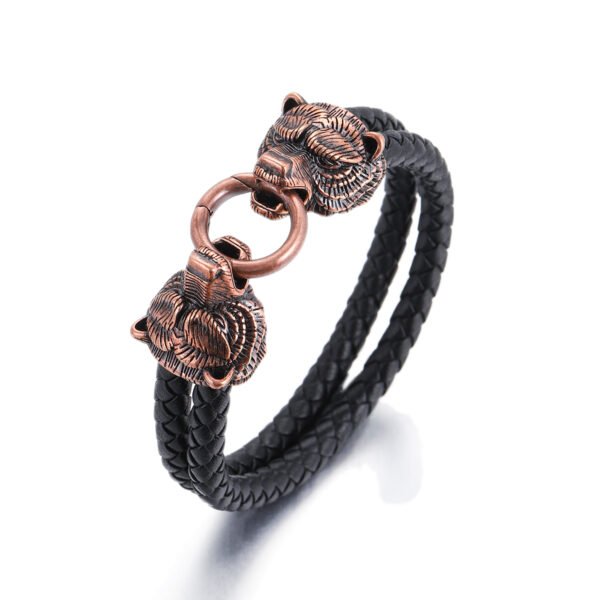Wolf Head Bronze Bracelets -2