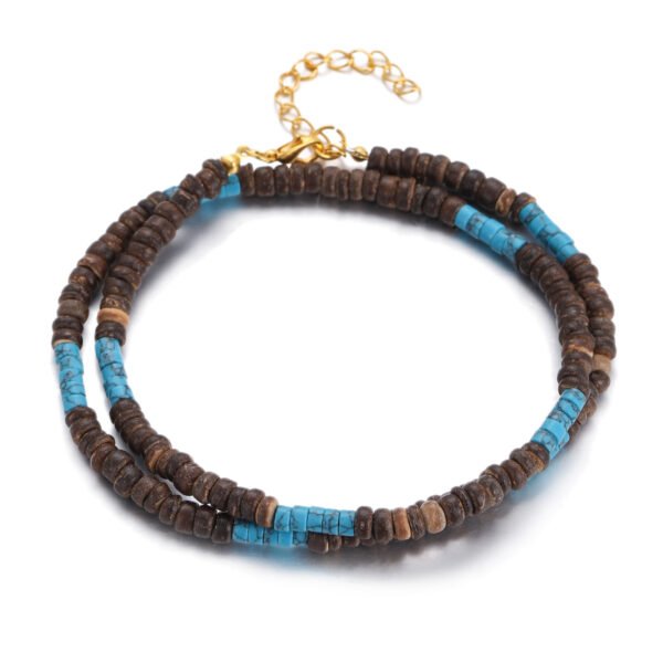Wooden Coconut Beads Choker Necklace - Image 8