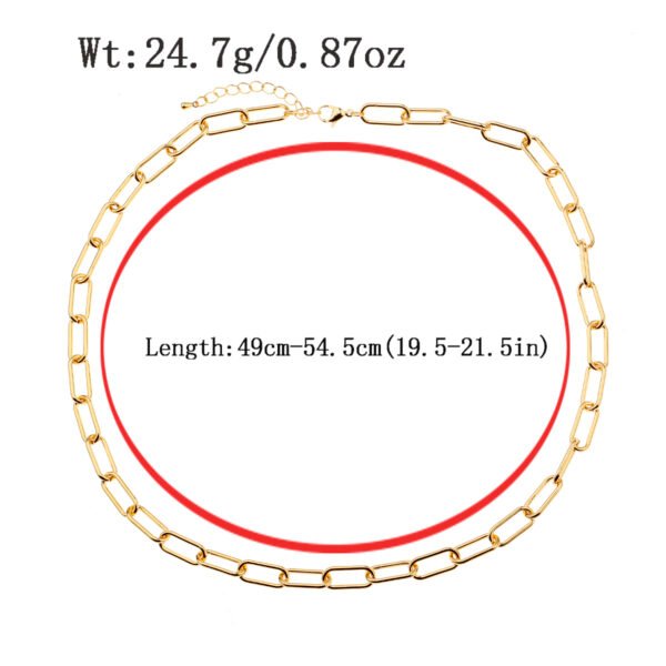 Loose Chain Jewelry Necklace - Image 5